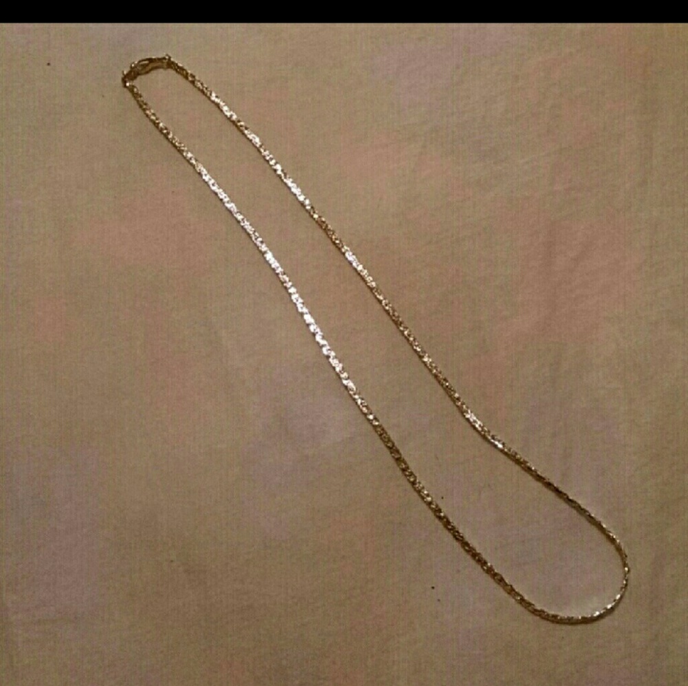 Gold Wheat Chain Necklace
